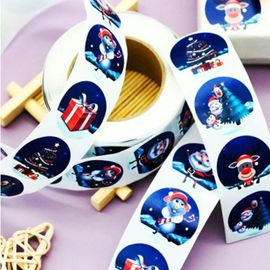 500 Pièces,Cadeau De Noël Étiquette Autocollant,Étiquettes Autocollants