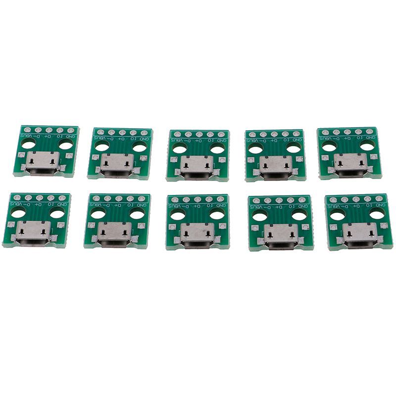 Adaptateur MICRO USB vers DIP connecteur femelle 5 broches carte de convertisseur PCB 10 pièces haute qualité