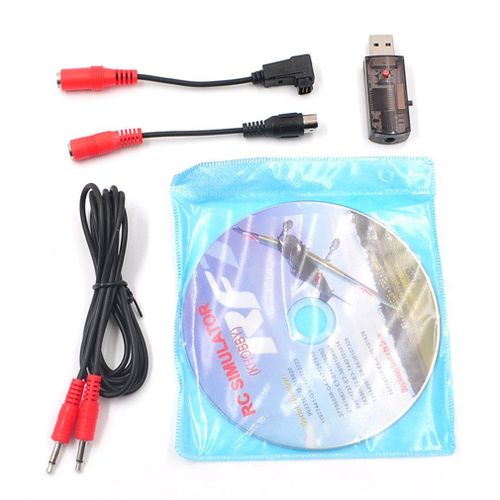 Câbles de simulateur de vol USB RC 22 en 1 compatible Realflight G7 phoenix 5.0 pour Drone FPV Flysky i6x FUTABA Radiolink AT9s at10