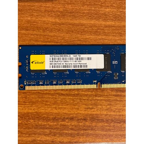 Elixir - DDR3 - module - 8 Go - DIMM 240 broches - 1600 MHz / PC3-12800 - CL11 - 1.35 V - mémoire sans tampon - non ECC