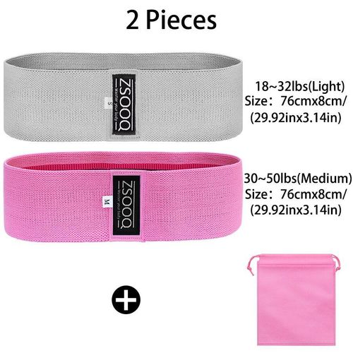 Bandes De Résistance En Tissu Élastique Bande De Coton Exercices De Hanche Fessier Squat Fitness Boucle De Fessier - 21sjd0705a00297