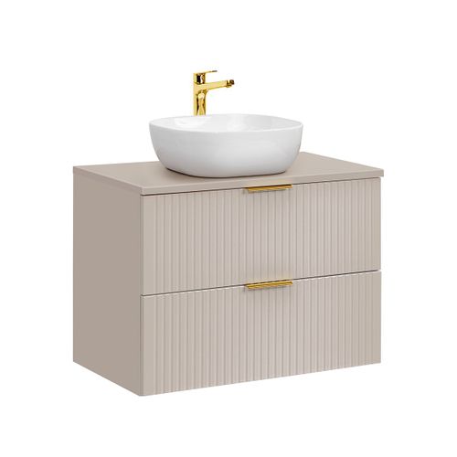 Meuble Vasque Stratifiés Beige