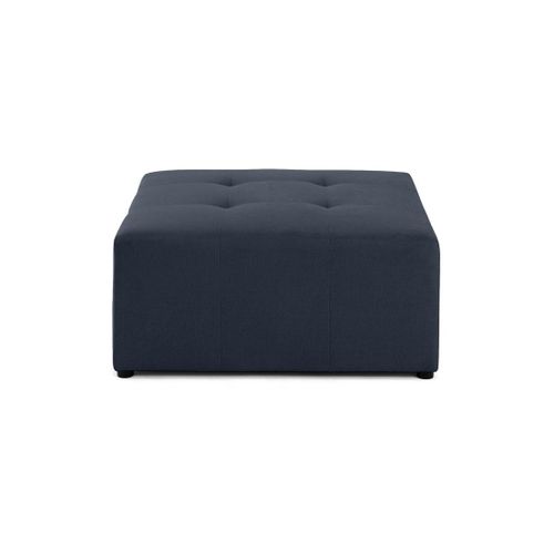 Pouf En Tissu Bleu