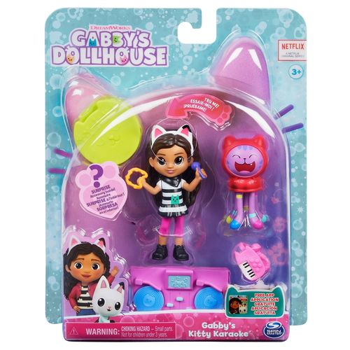 Gabby Et La Maison Magique Pack 2 Figurines Et Accessoires Karaoké Gabby Et La Maison Magique