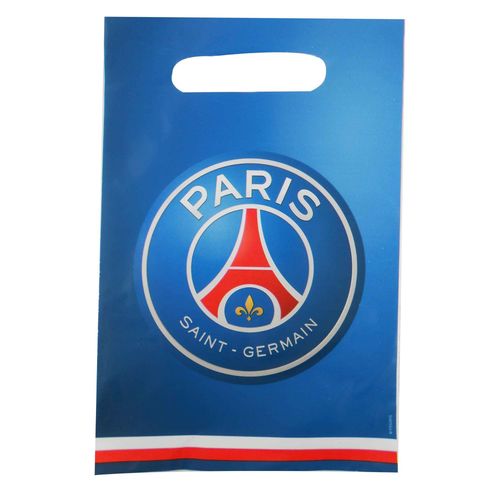 6 Sacs D'anniversaire Psg 23 X 15 Cm