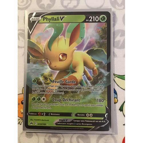 Phyllali V 013/159 Pokémon Série Zénith Suprême