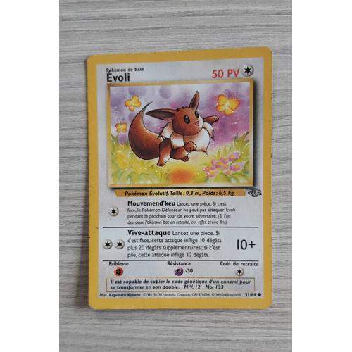 Carte Pokemon Evoli 1995