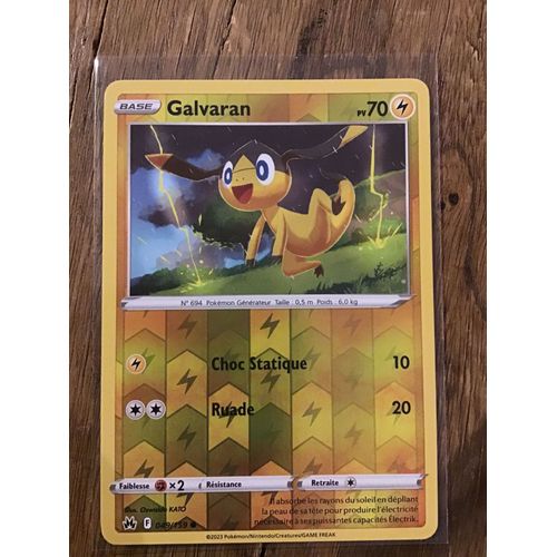 Galvaran Reverse 049/159 Série Zénith Suprême