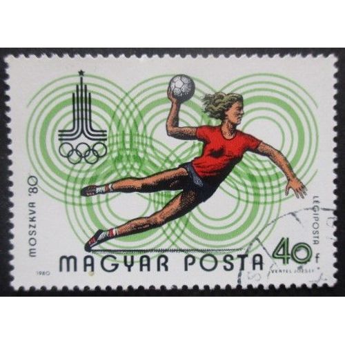 Hongrie Poste Aérienne N°429 Jeux Olympiques De Moscou Oblitéré