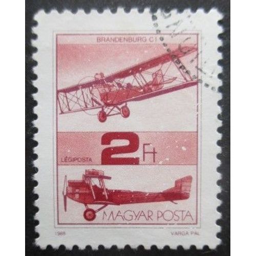 Hongrie Poste Aérienne N°460 Avion Oblitéré