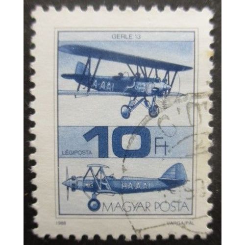 Hongrie Poste Aérienne N°461 Avion Oblitéré