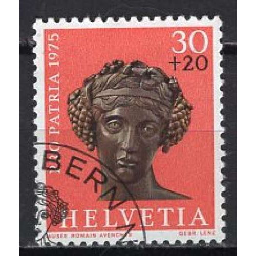 Suisse 1975 Pour La Patrie Tresor Acheologique Oblitere