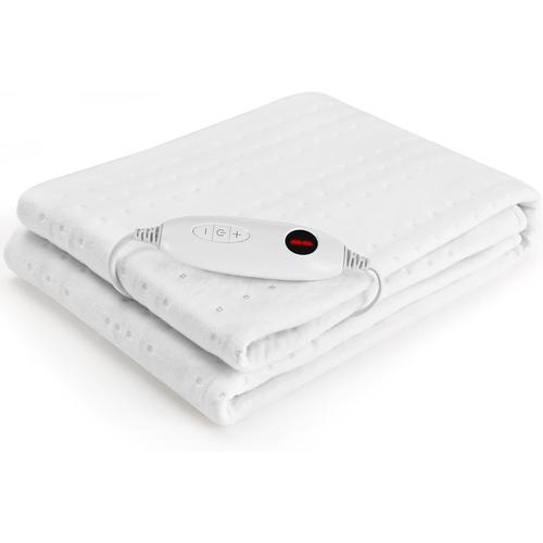 Surmatelas Chauffant 1 Place, 100w, 150x80 Cm, 6 Niveaux De Température, Avec D'arrêt Automatique Et Protection Contre La Surchauffe, Lavable En Machine, Sous-Couverture Électrique