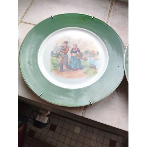 assiette porcelaine décoratives
