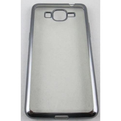 Coque Samsung Galaxy Grand Prime Transparente Et Grise