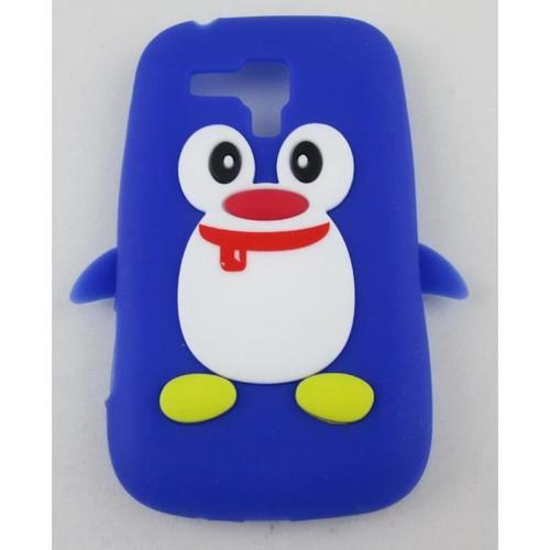 Coque Samsung Galaxy S Duos Bleu Pingouin