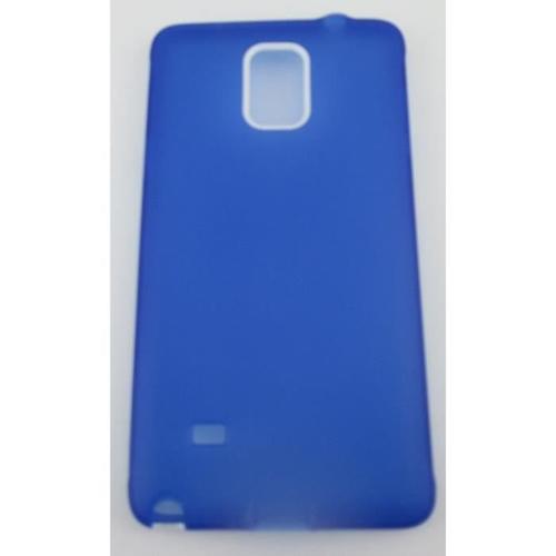 Coque Samsung Galaxy Note 4 Bleu Silicone