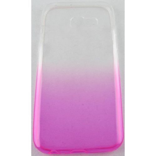 Coque Samsung Galaxy A3 2017 Rose Et Transparente En Silicone