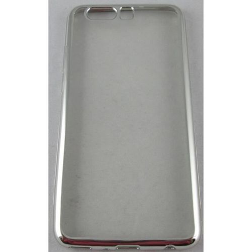 Coque Huawei P10 Plus Transparente Et Gris Argent