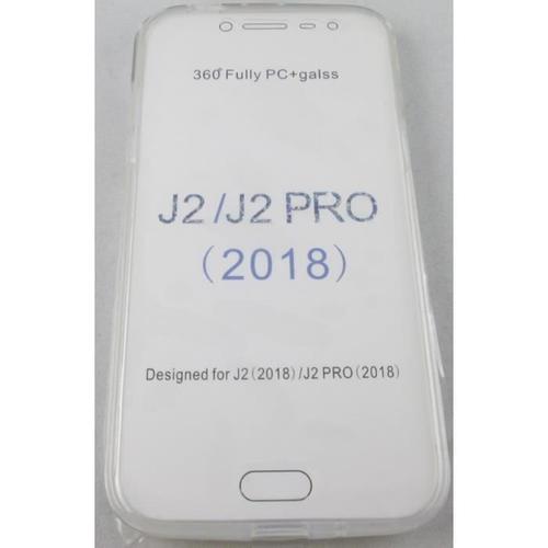 Coque Samsung Galaxy J2 Pro 2018 Intégrale Transparente Avant Arrière Semi Rigide