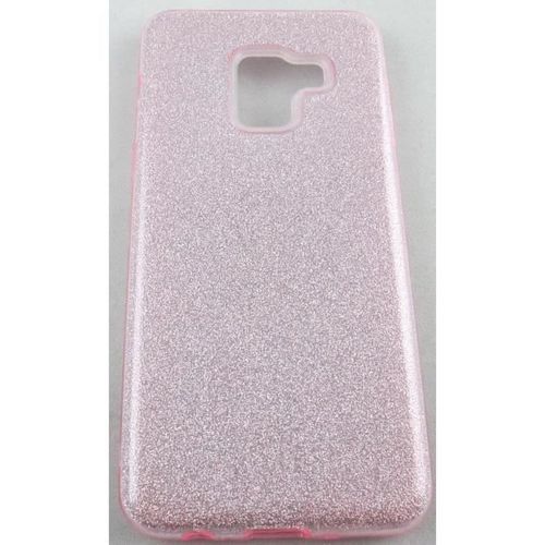 Coque Samsung Galaxy A8 2018 Rose À Paillette
