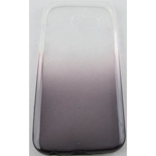 Coque Samsung Galaxy A3 2017 Transparente Et Noir En Silicone