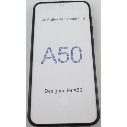 Coque Samsung Galaxy A50 Intégrale Gris Face Avant Et Arrière