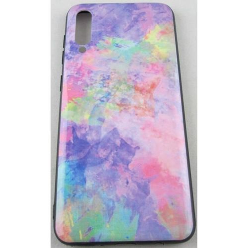 Coque Samsung Galaxy A30 Marbre Rose Et Violet
