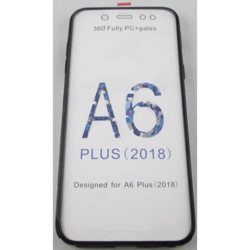 Coque Samsung Galaxy A6 2018 Plus Intégrale Transparente Et Gris Avant Arrière By Liam Access®