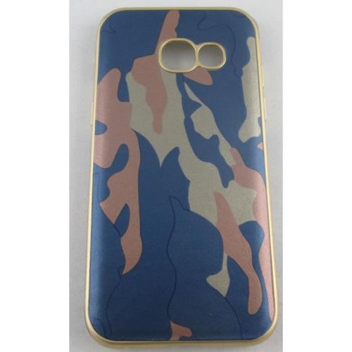 Coque Samsung Galaxy A3 2017 Bleu Et Or