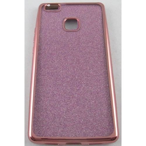 Coque Huawei P9 Lite Rose À Paillettes