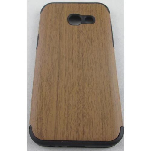 Coque Samsung Galaxy A3 2017 Marron Effet Bois