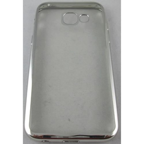 Coque Samsung Galaxy A3 2017 Transparente Et Gris Argent