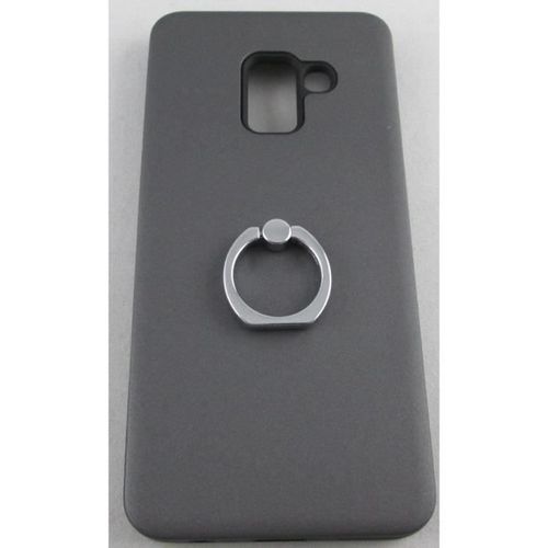 Coque Samsung Galaxy A8 2018 Gris Avec Support Vidéo