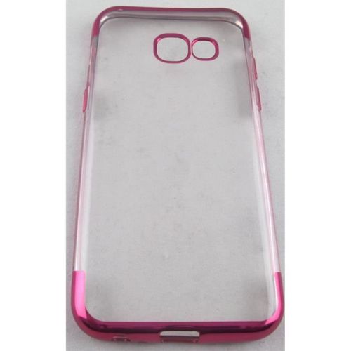 Coque Samsung Galaxy A3 2017 Transparente Et Rose Fushia