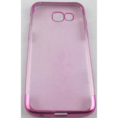 Coque Samsung Galaxy A3 2017 Rose Transparente Et Rose