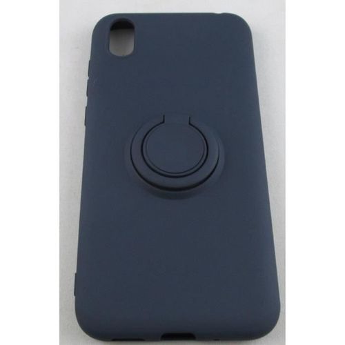 Coque Huawei Y5 2019 Bleu Foncé Avec Support Téléphone Intégré