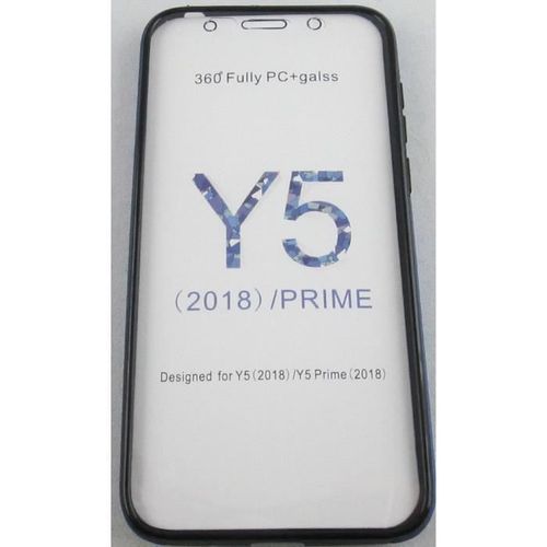 Coque Huawei Y5 2018 Intégrale Bleu Face Avant Et Arrière