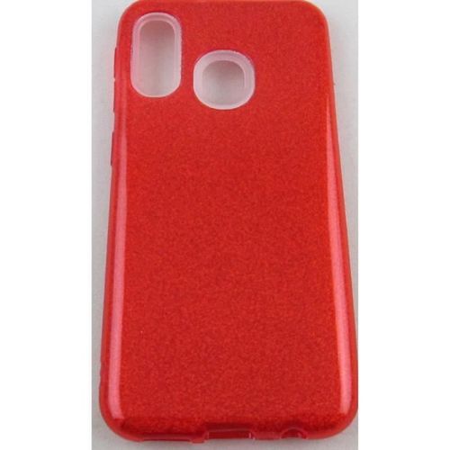 Coque Samsung Galaxy A20e Rouge À Paillettes