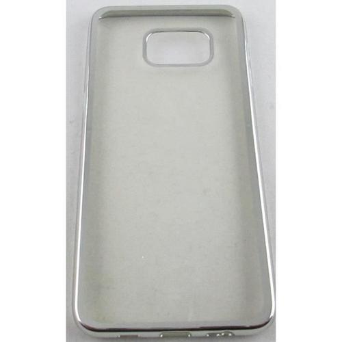 Coque Samsung Galaxy S6 Edge Plus Transparent Et Gris