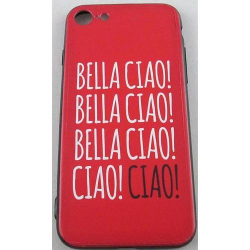 Coque Iphone 7 Rouge "Bella Ciao"