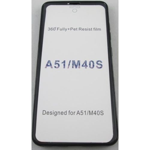 Coque Samsung Galaxy A51 Intégrale Bleu Foncé Avant Arrière