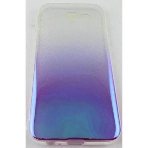 Coque Samsung Galaxy A5 2017 Gris Et Violet À Paillettes