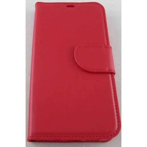 Étui Folio Portefeuille Pour Iphone 12 6.1 Pouces Rouge