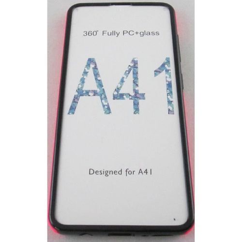 Coque Samsung Galaxy A41 Intégrale Rose Avant Arrière
