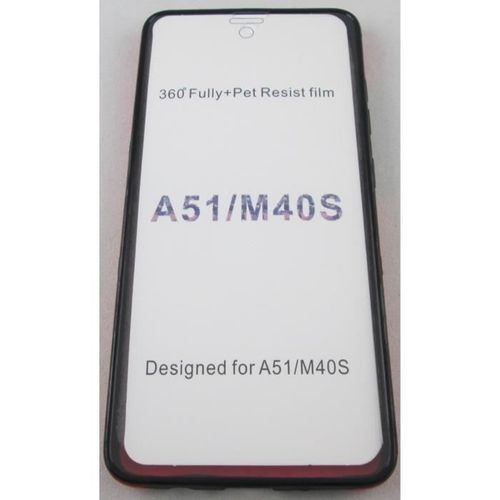 Coque Samsung Galaxy A51 Intégrale Rouge Avant Arrière