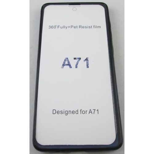 Coque Samsung Galaxy A71 Intégrale Bleu Avant Arrière