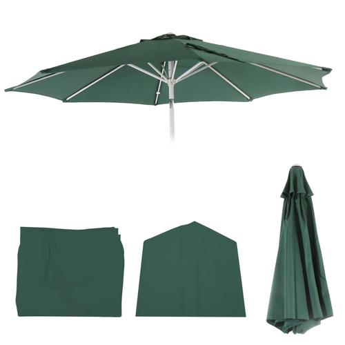 Housse De Rechange Pour Parasol N18, Housse De Parasol De Rechange, Ø 2,7m Tissu/Textile 5kg   Vert