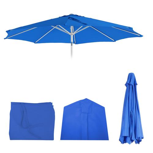 Housse De Rechange Pour Parasol N19, Housse De Parasol De Rechange, Ø 3m Tissu/Textile 5kg   Bleu