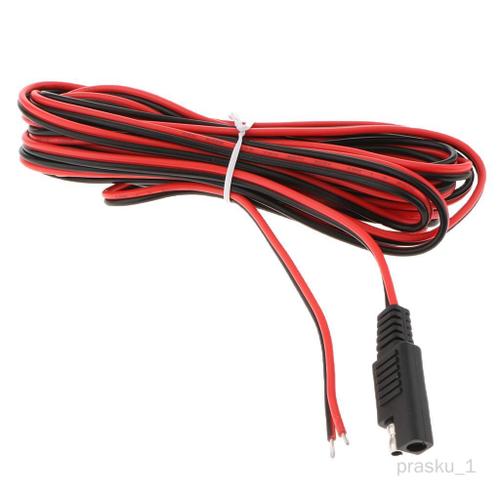 Câble de connecteur d'extension de harnais de prise universel 12-24V 10 pour moto 16Ft